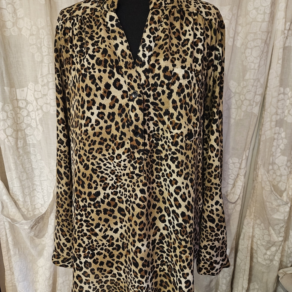 Zac & rachel Leopard Tunic Top